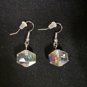 Handcrafted, Glass Beaded Earrings